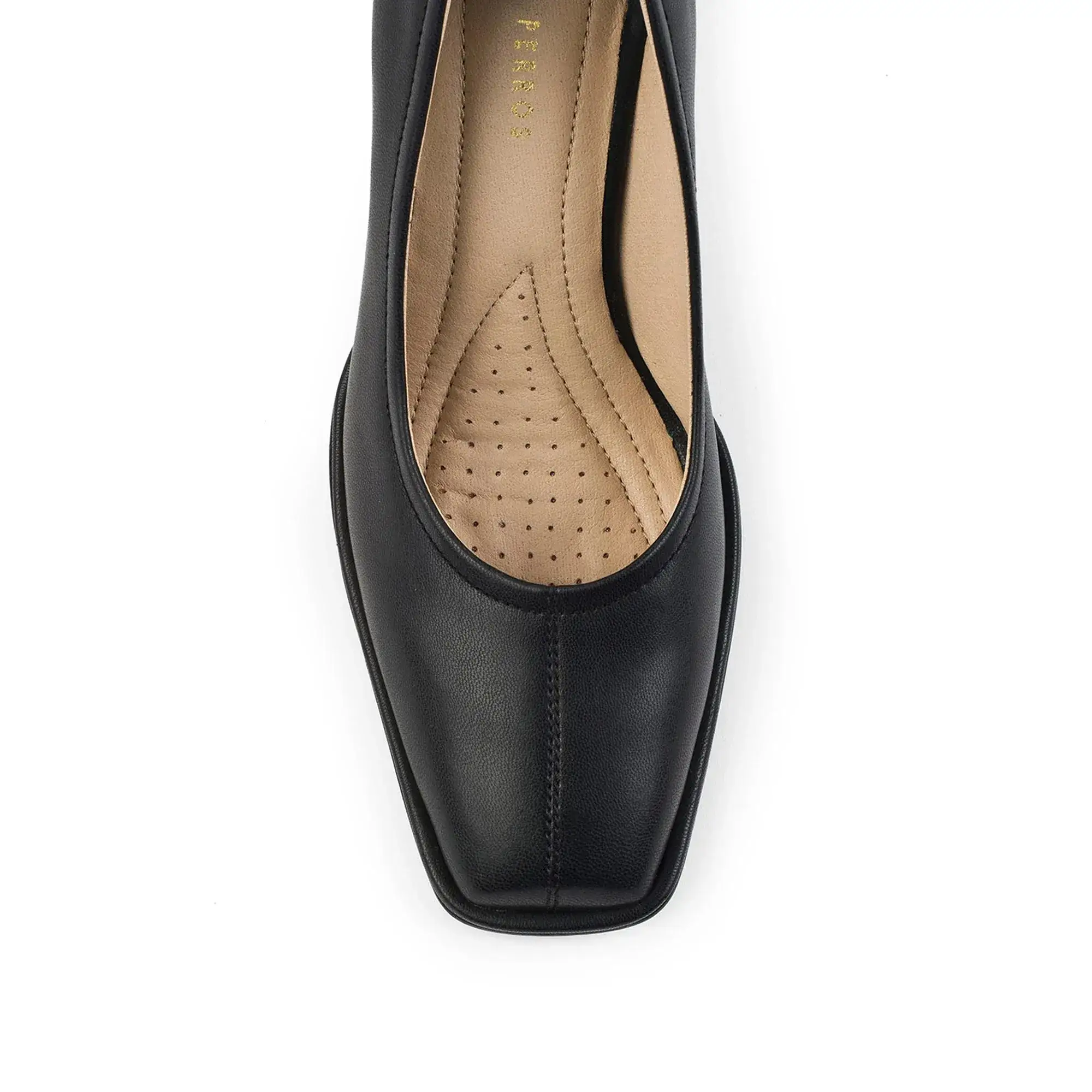 Gabbana Classic Everyday Black Block Heels - Image 4