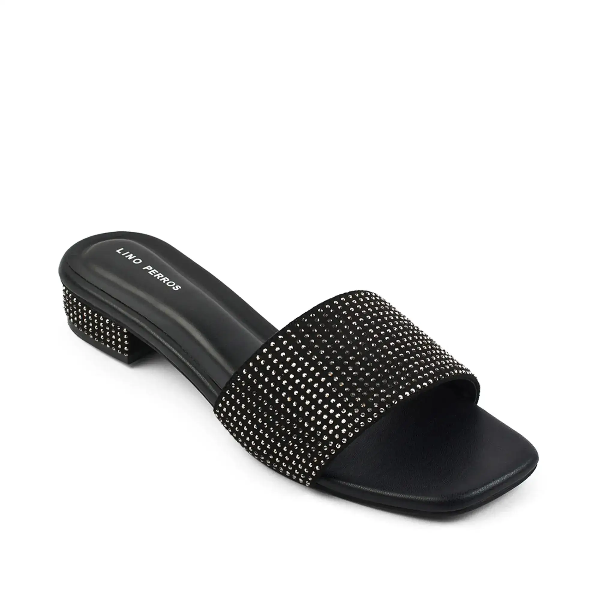 Gabbana Glam Embellished Black Flats - Image 3