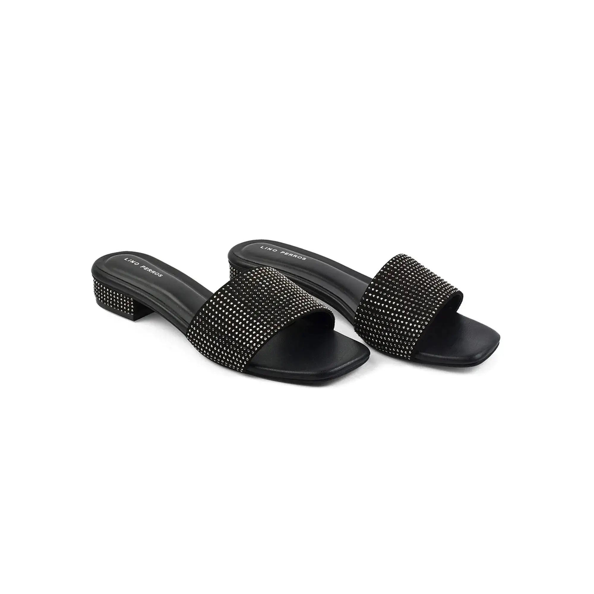 Gabbana Glam Embellished Black Flats - Image 4