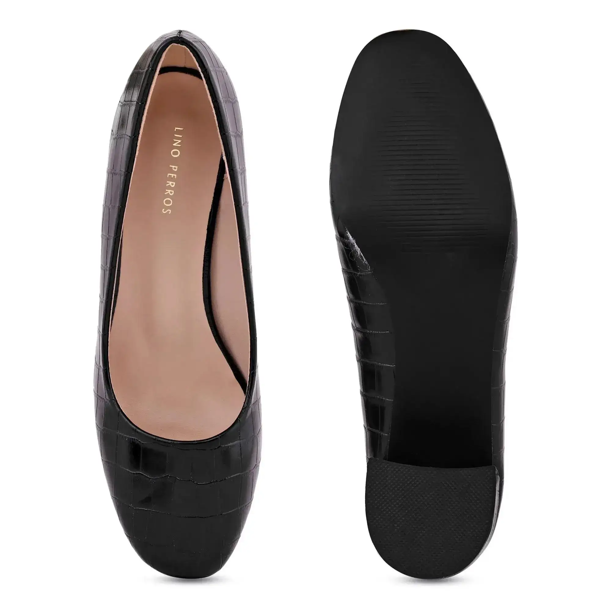 Gabbana Croco Textured Pump - Image 6
