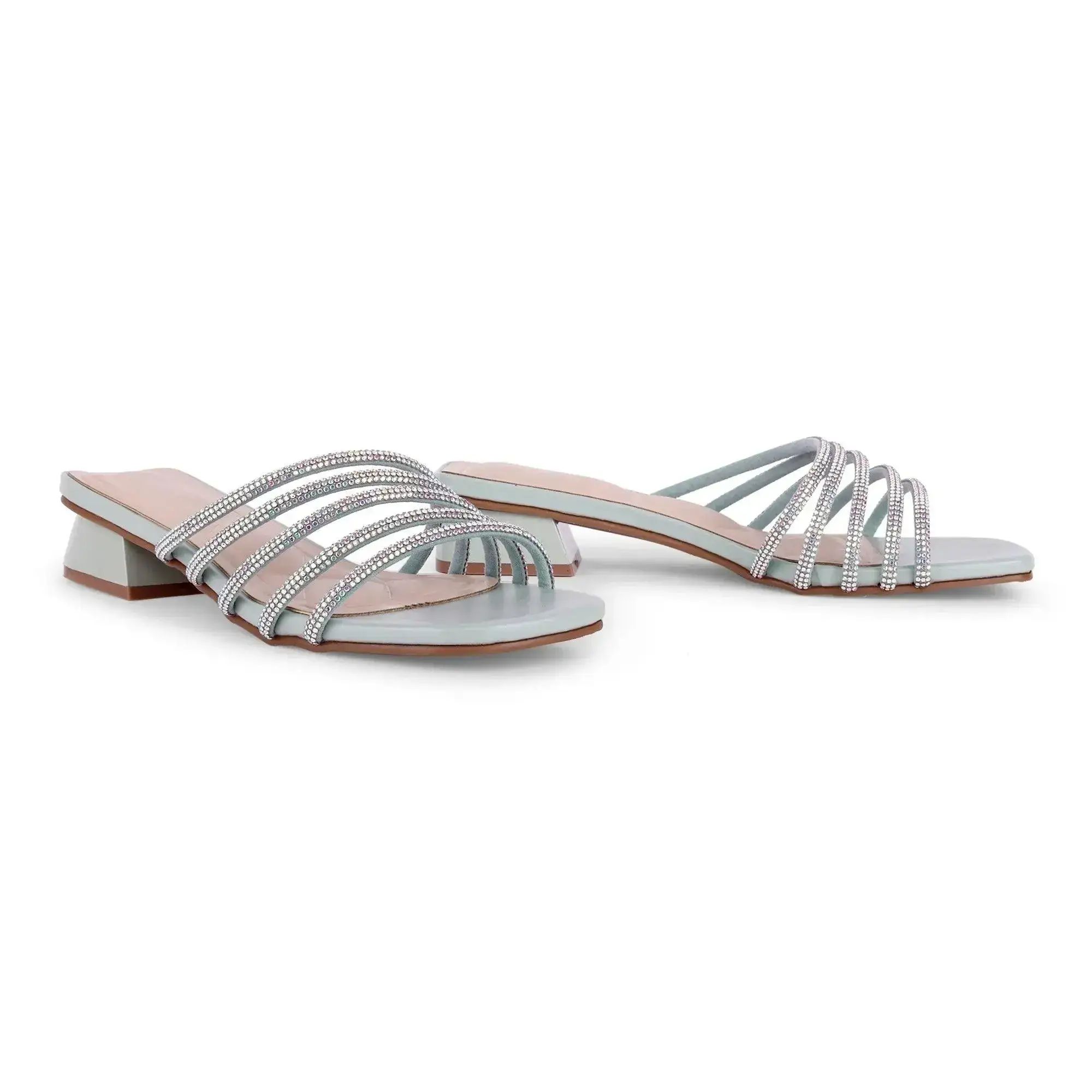 Gabbana Rhinestone Embellished Flats - Image 4
