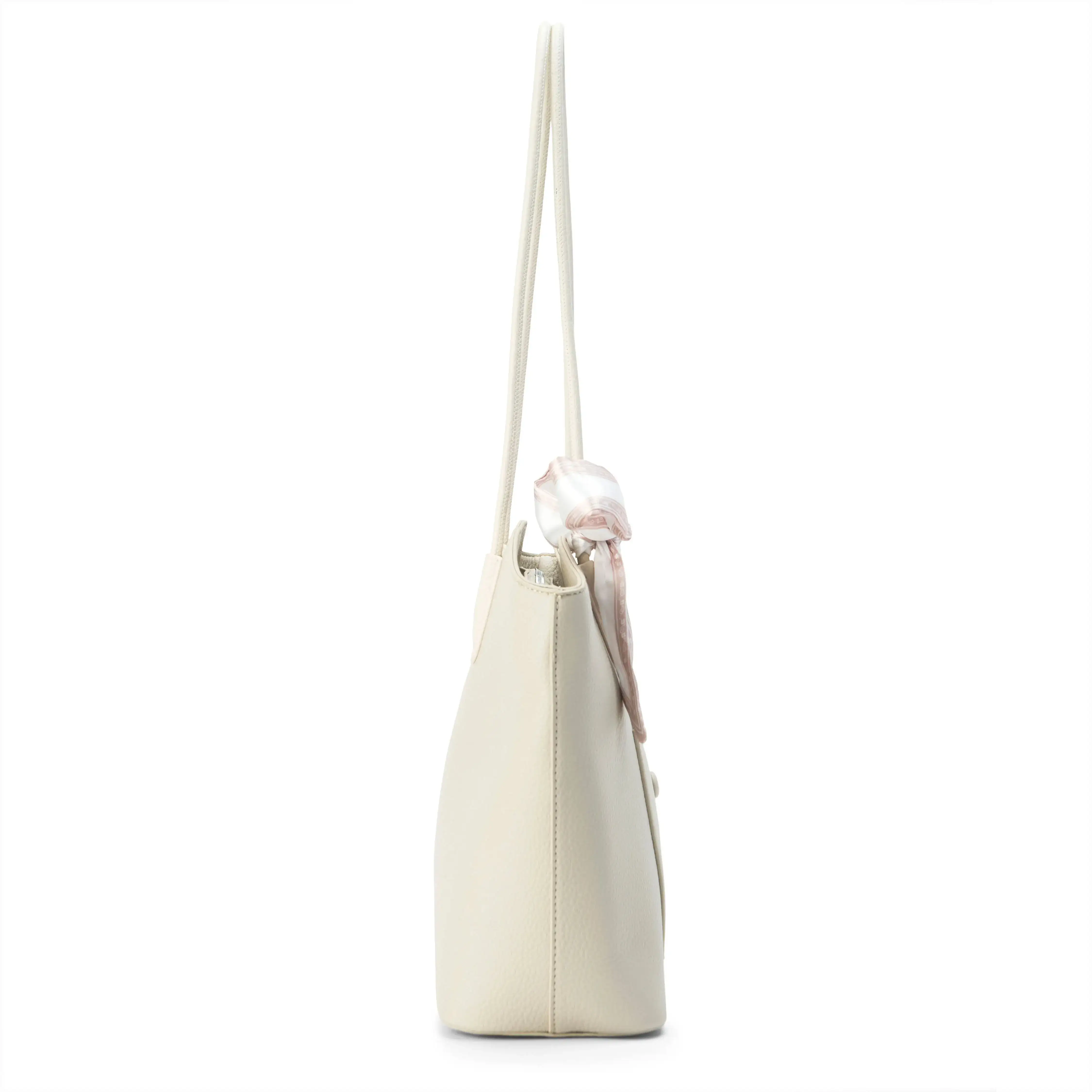 Avril Everyday Beige Tote Bag - Image 4