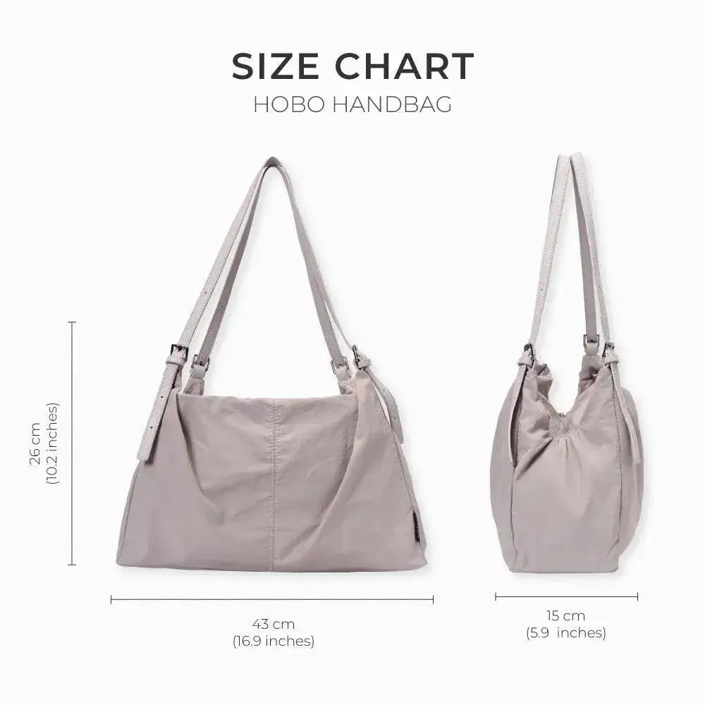 Harper Confident Grey Hobo Handbag - Image 8