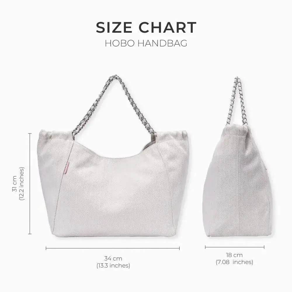 Harper Confident Hobo White Handbag - Image 8