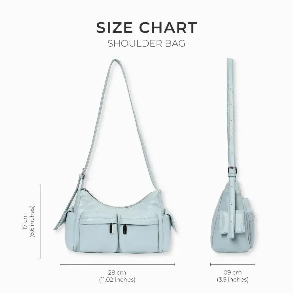 Harper Essential Blue Shoulder Bag - Image 8
