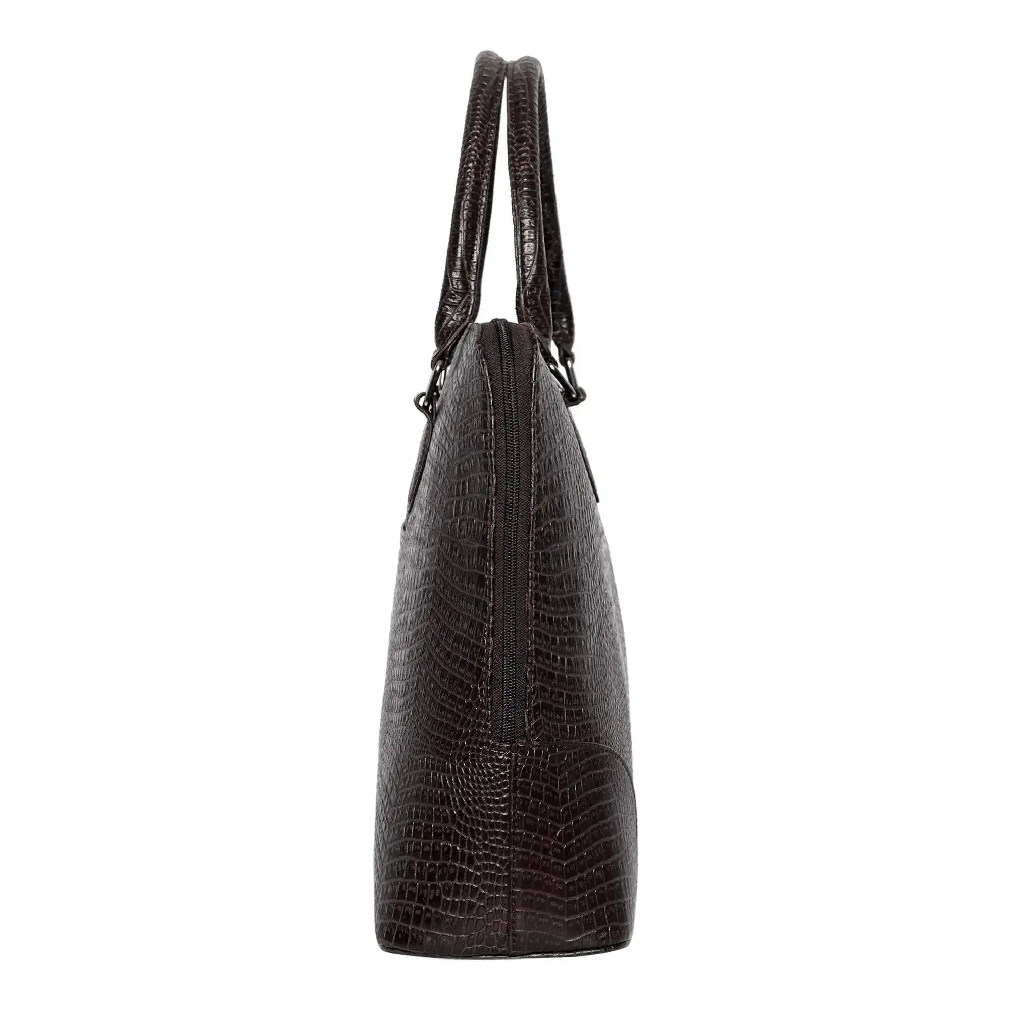 Voyage Organizer Brown Croco Laptop Bag - Image 3