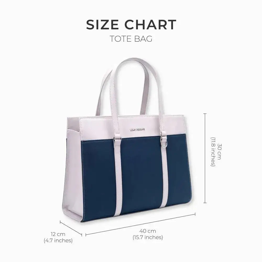 Monroe Accented Durable Teal Tote Bag - Image 7