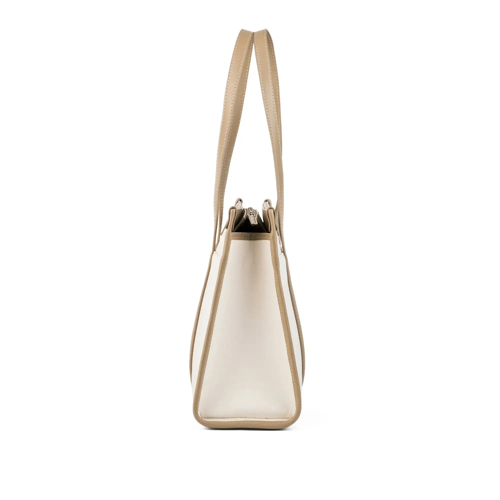 Monroe Dual Color Off White Tote bag - Image 3