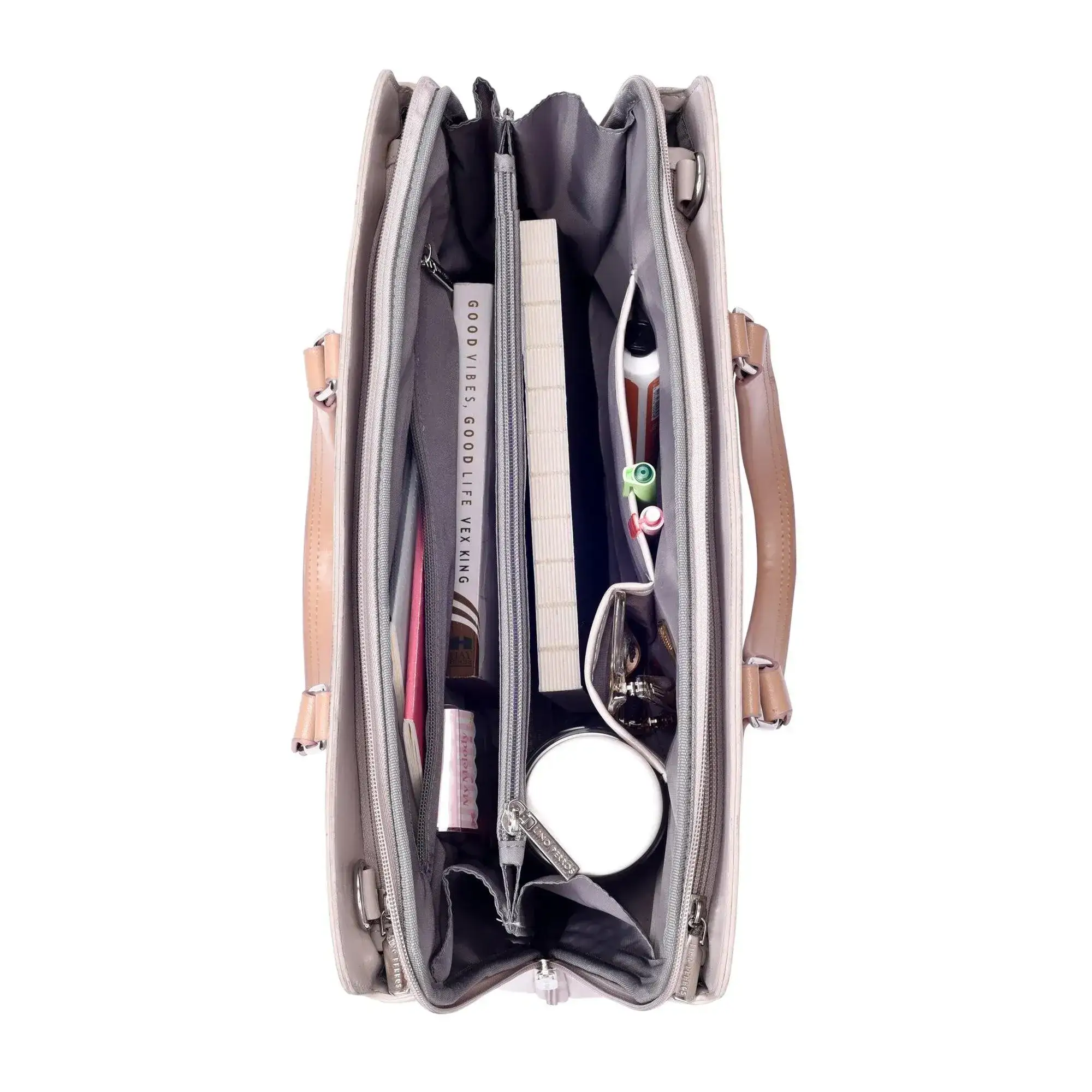 Peggy Subtle Unisex Off White Tote Bag - Image 8