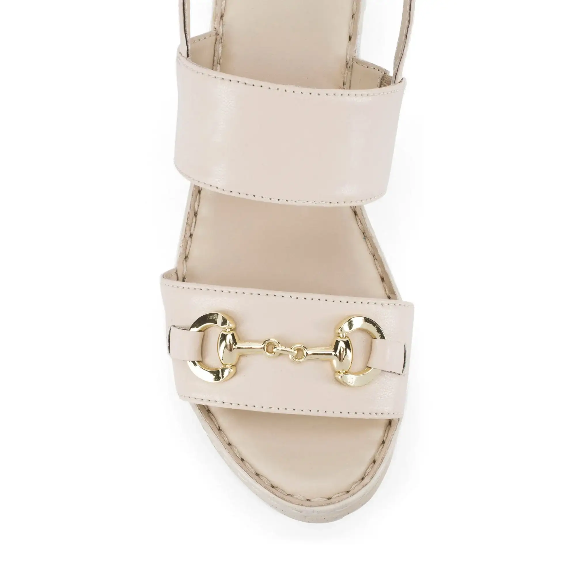 Lopez Tyra Comfort Off-White Heels - Image 6
